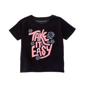 Prince Peter Collection Girls Prince Peter Take It Easy T-Shirt, Black
